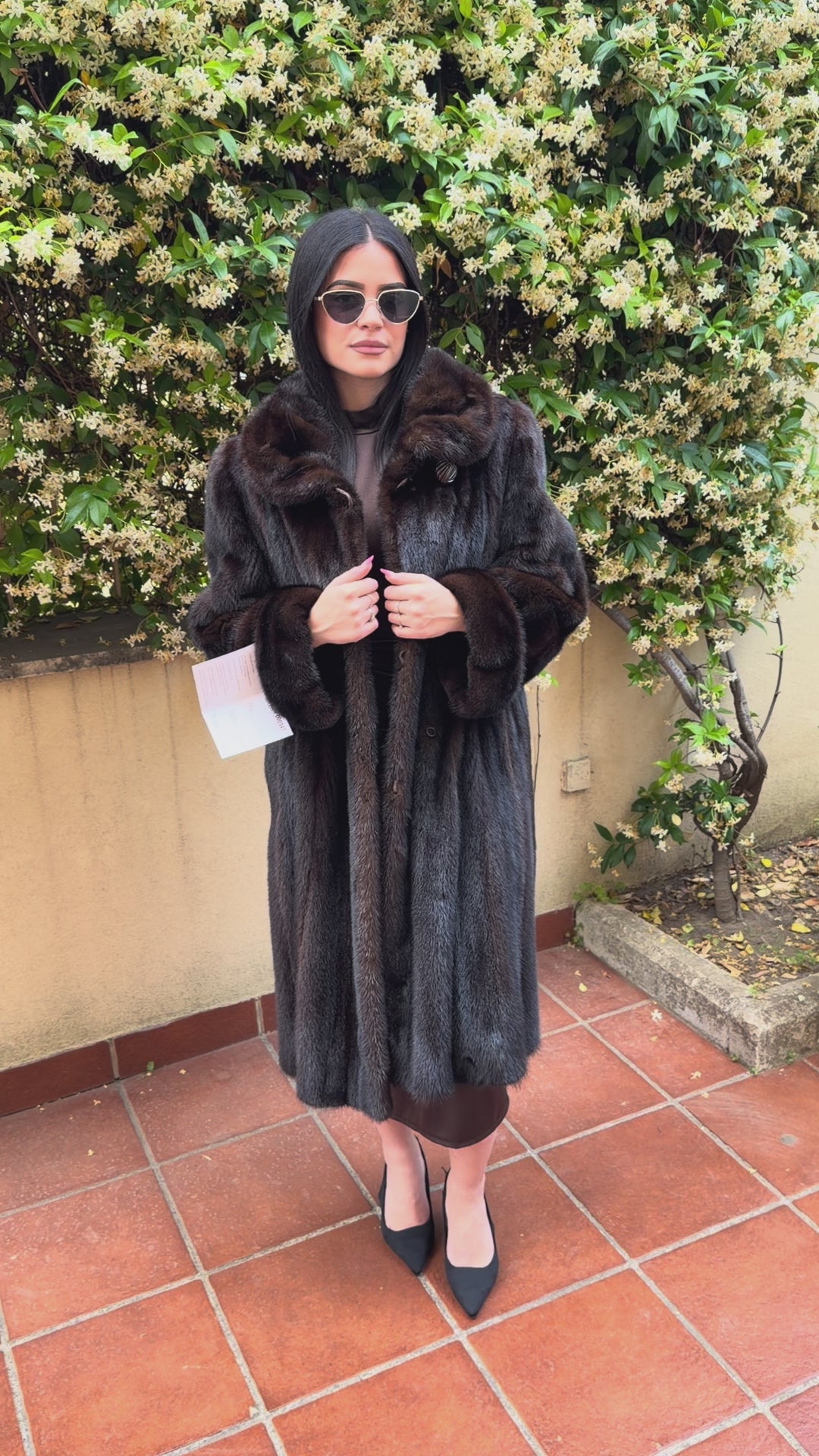 Cappotto pelliccia di visone