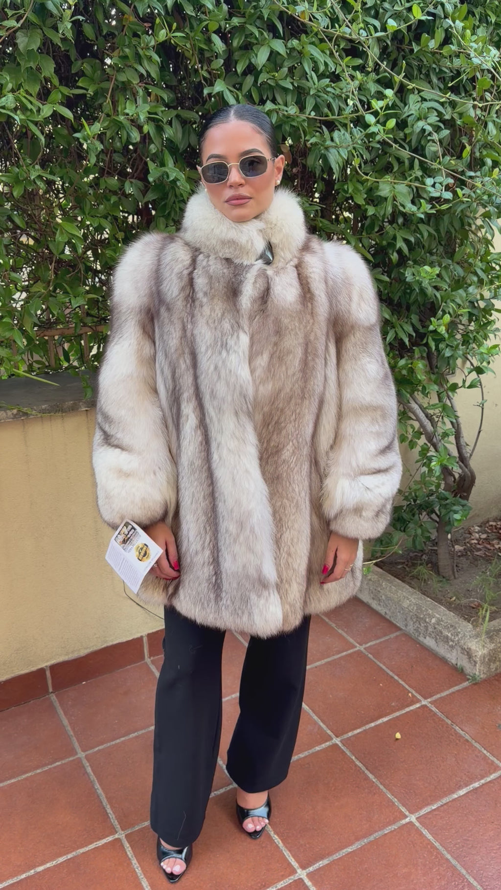 Giacca pelliccia volpe
