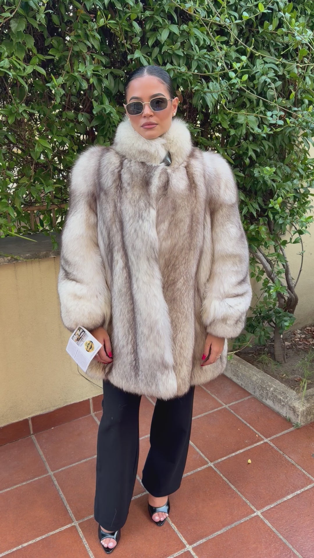 Giacca pelliccia volpe