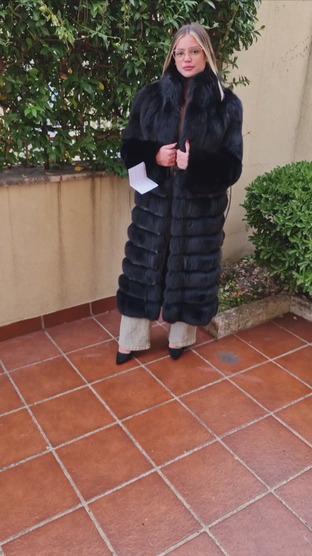 Cappotto pelliccia di volpe