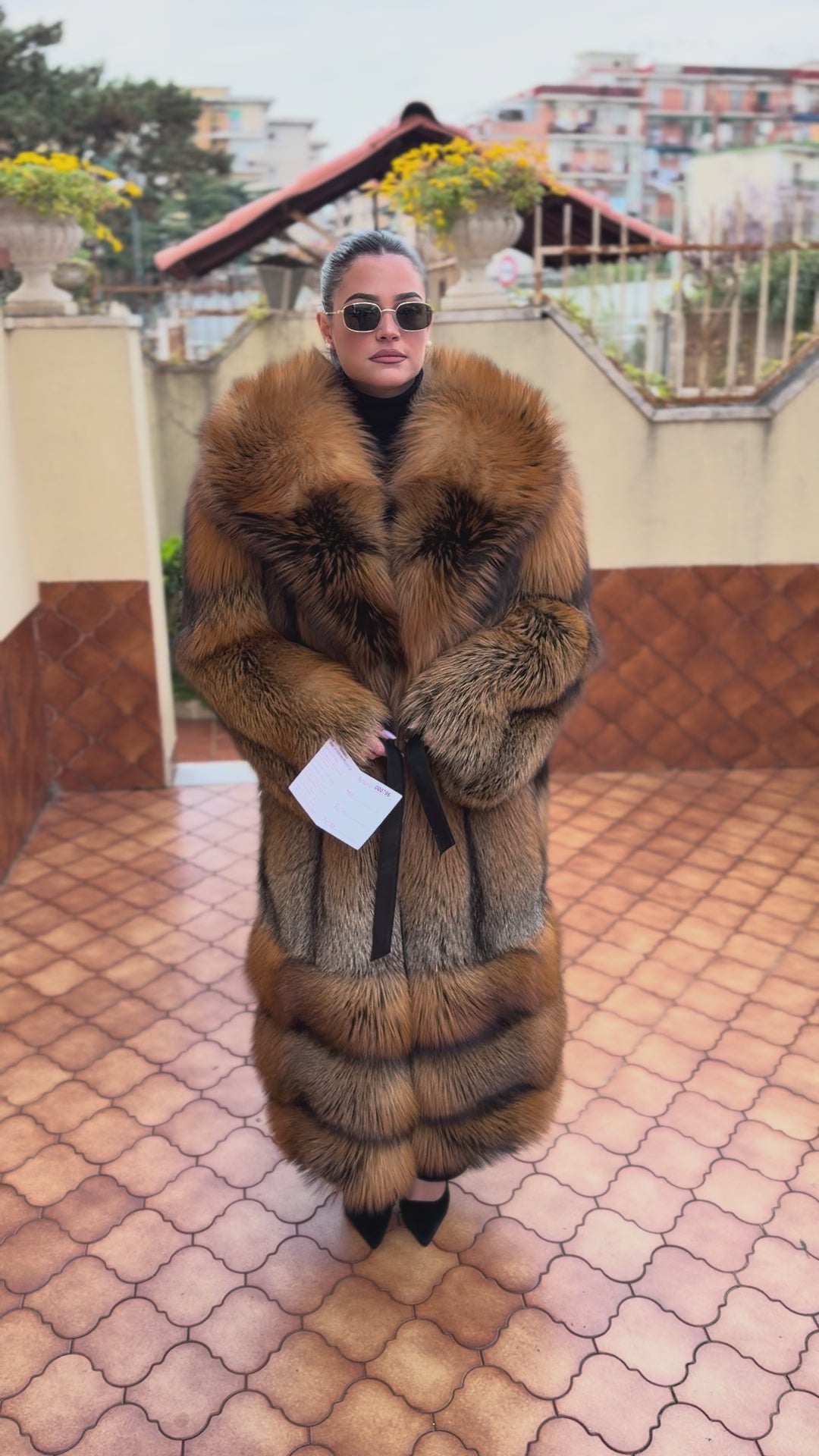 Cappotto pelliccia volpe nuova