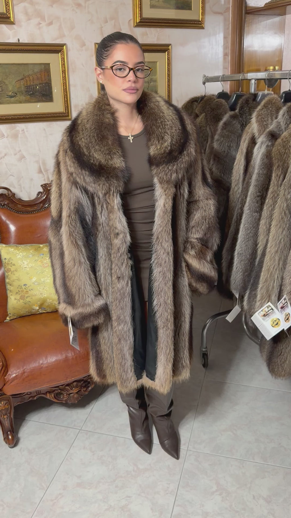 Cappotto pelliccia (raccoon)