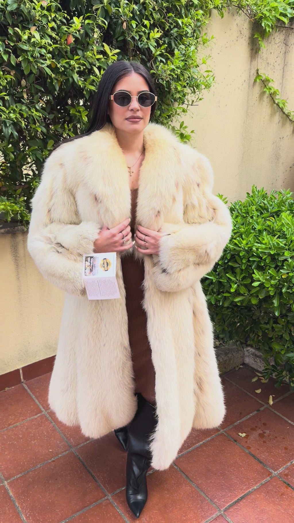 Cappotto pelliccia di volpe vintage