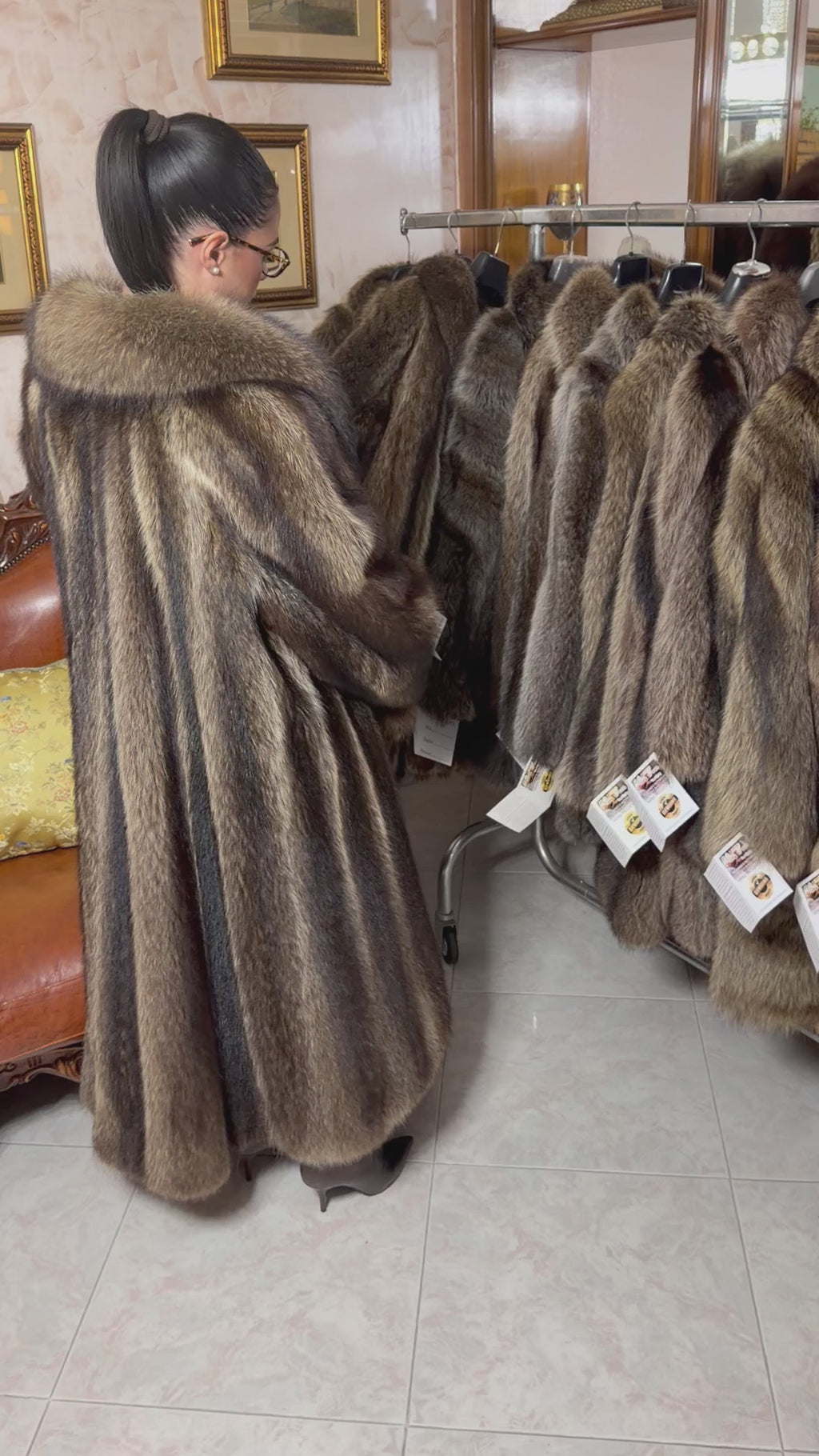 Cappotto pelliccia (raccoon)