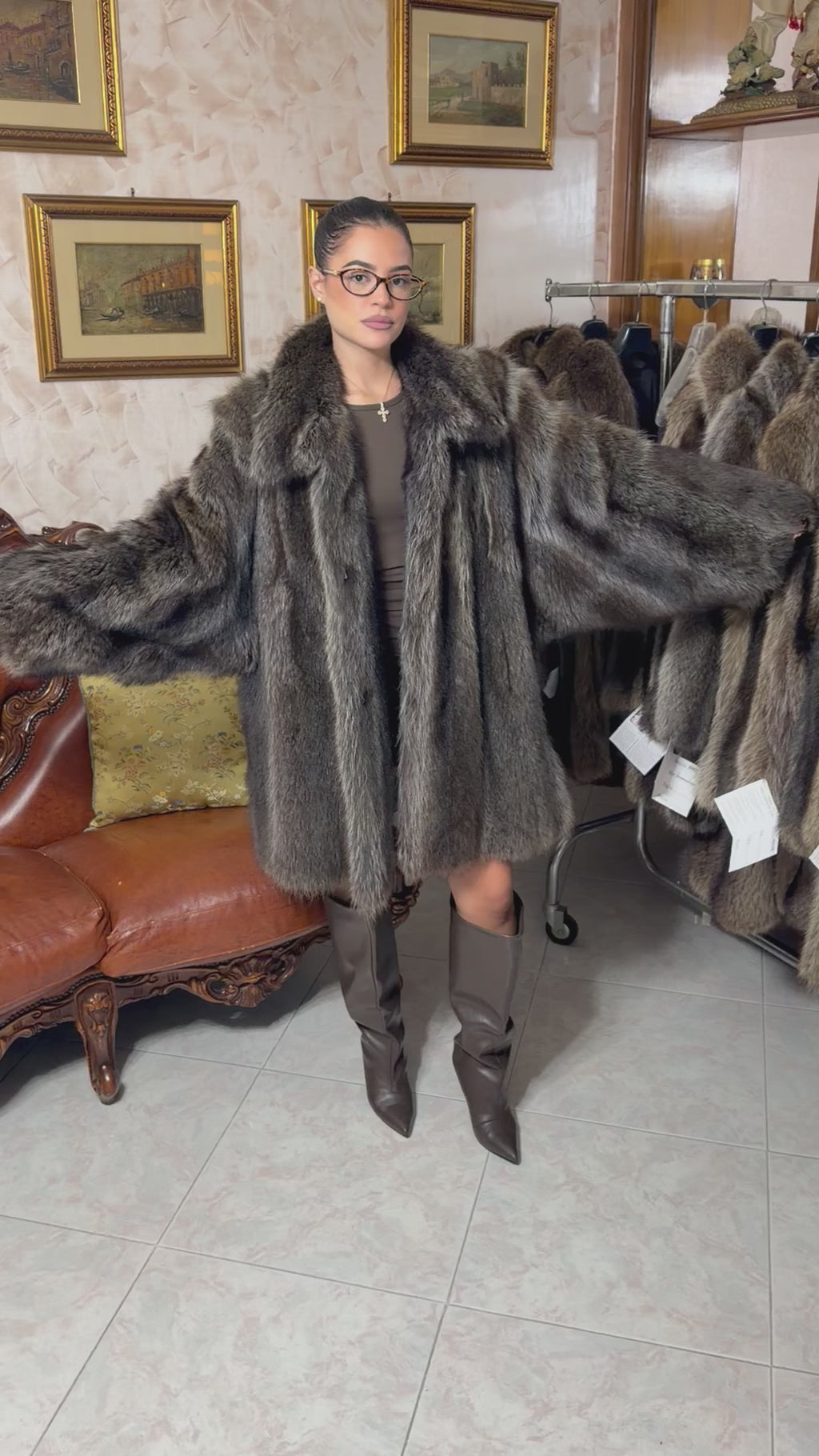 Giacca pelliccia (raccoon)