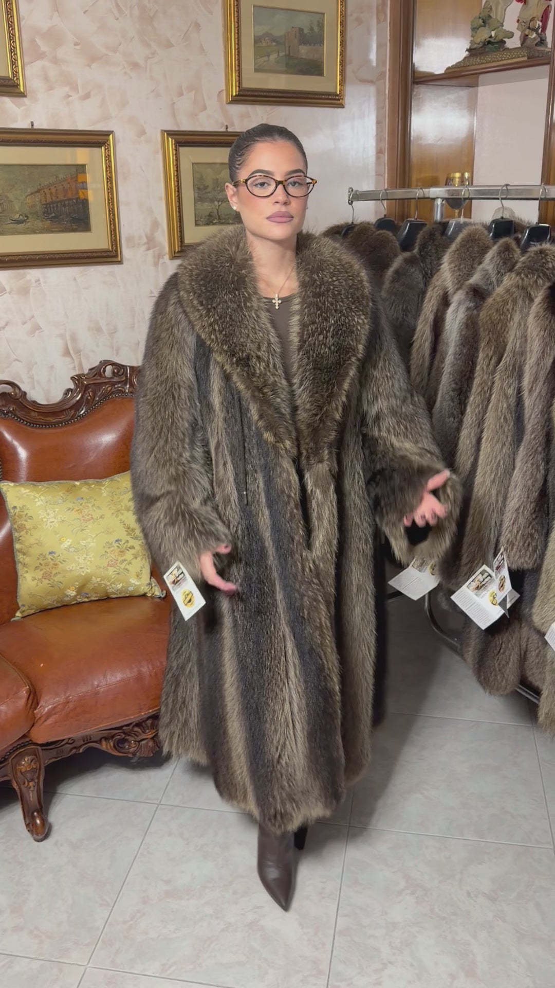 Cappotto pelliccia (raccoon)