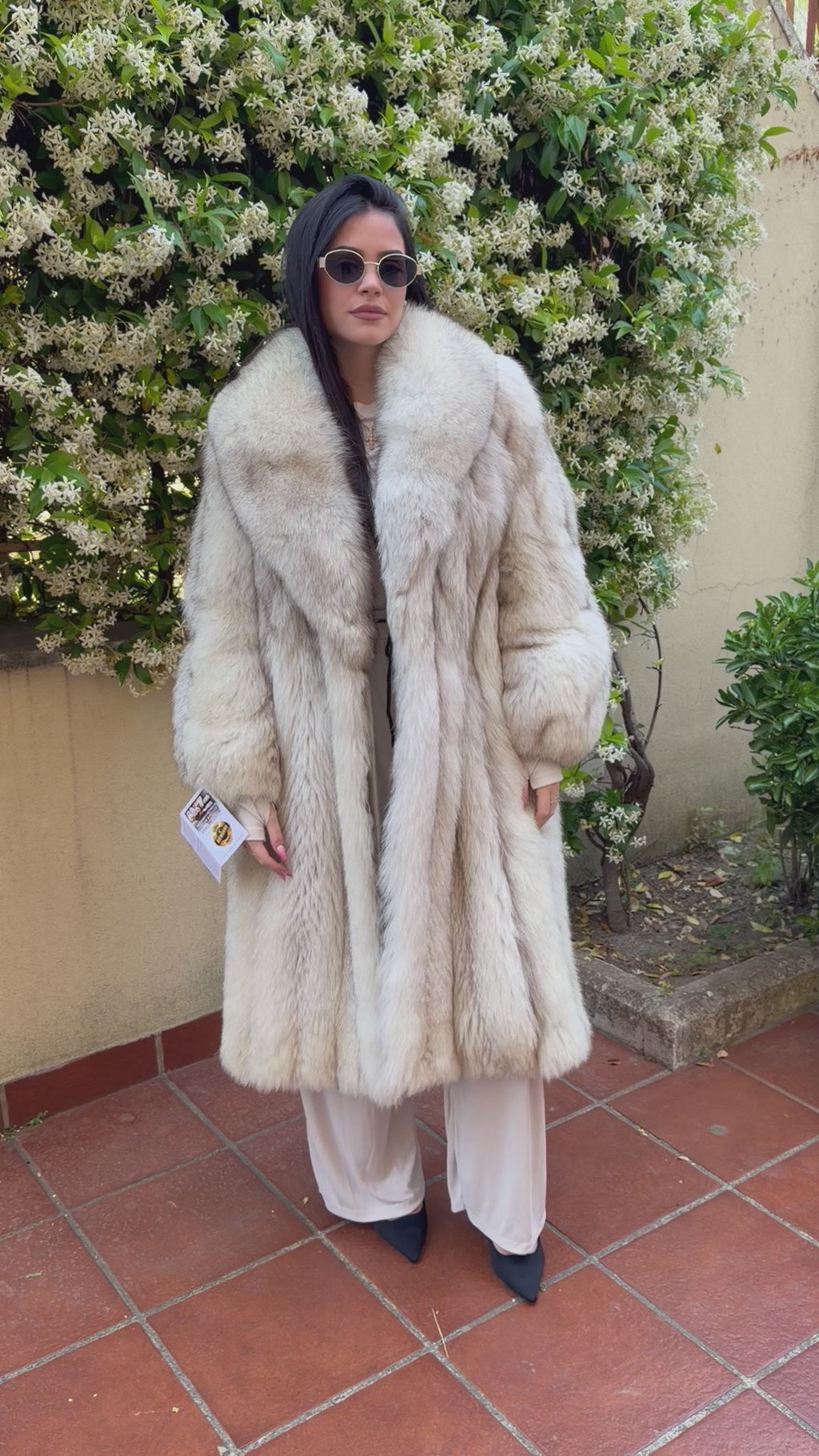 Vintage fox fur coat
