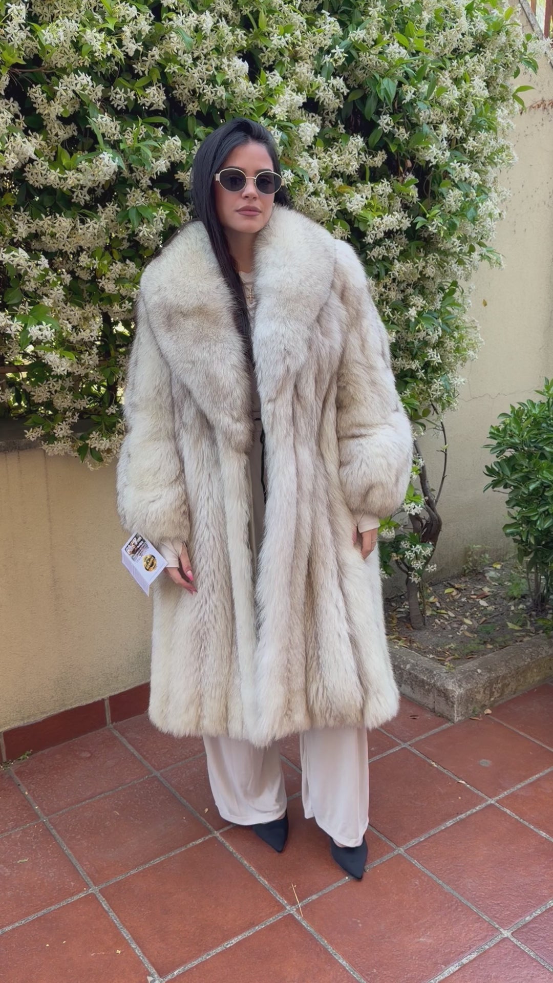Vintage fox fur coat