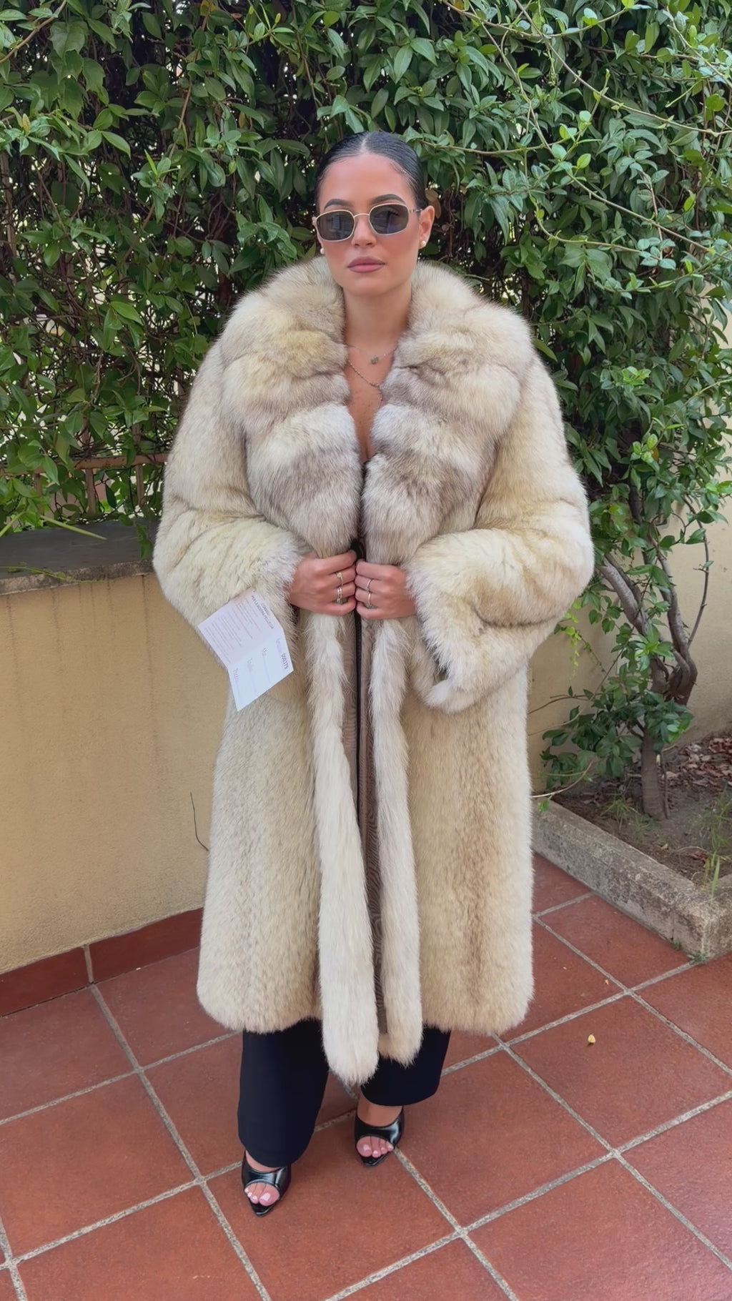 Cappotto pelliccia volpe