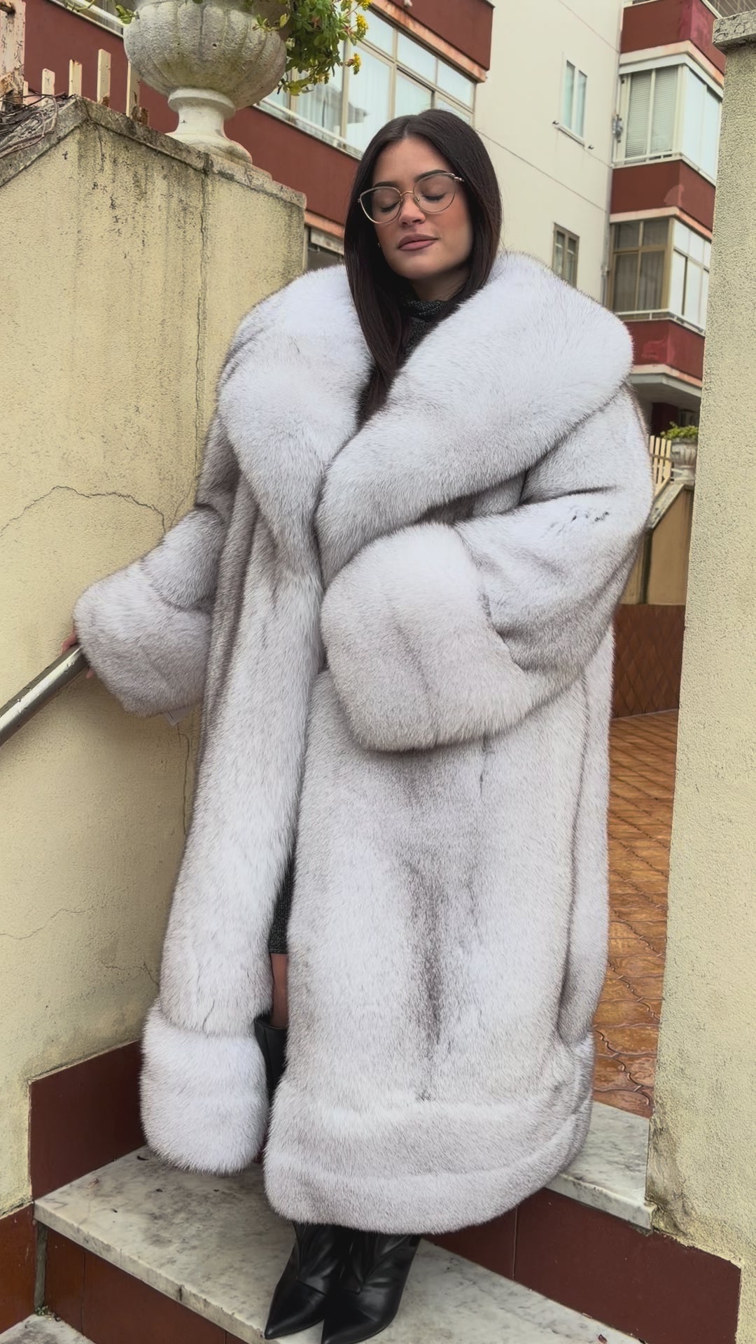 Cappotto pelliccia di volpe