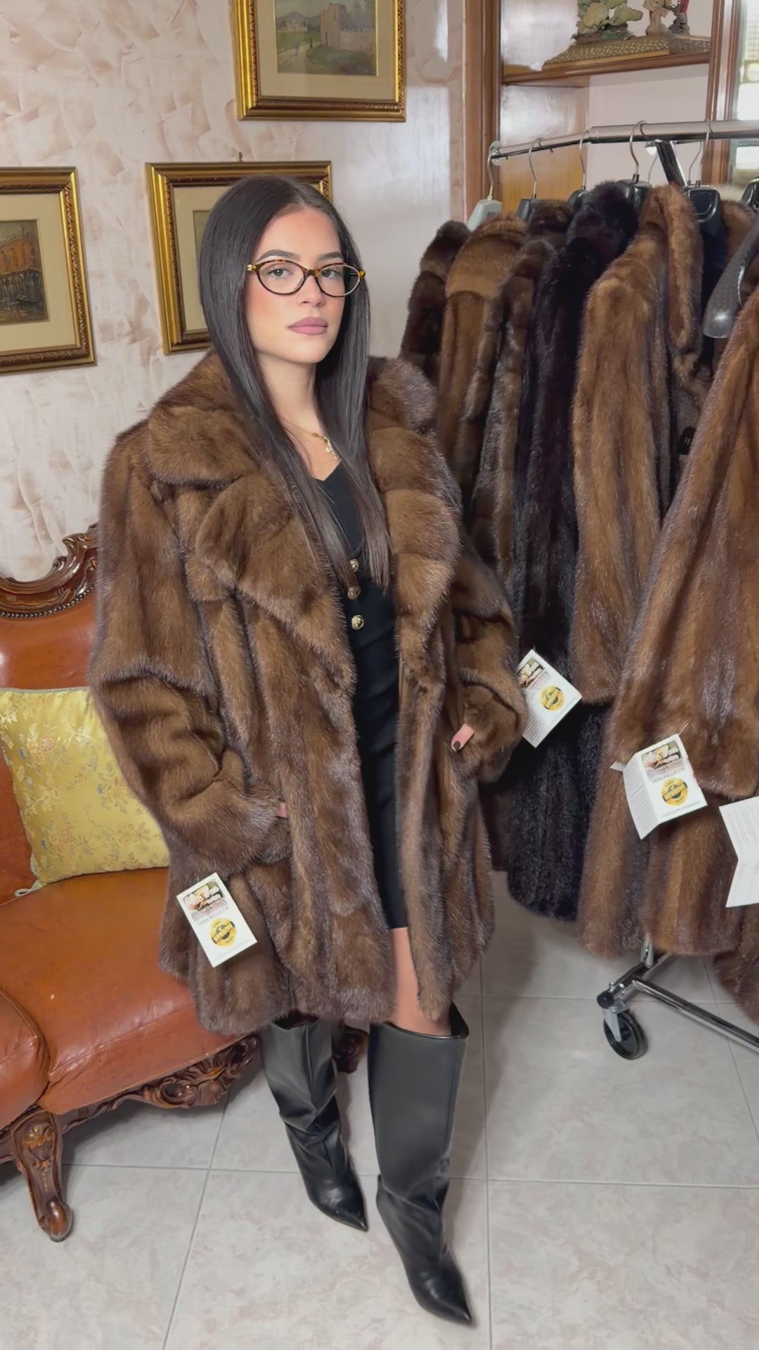 Nerzpelzjacke