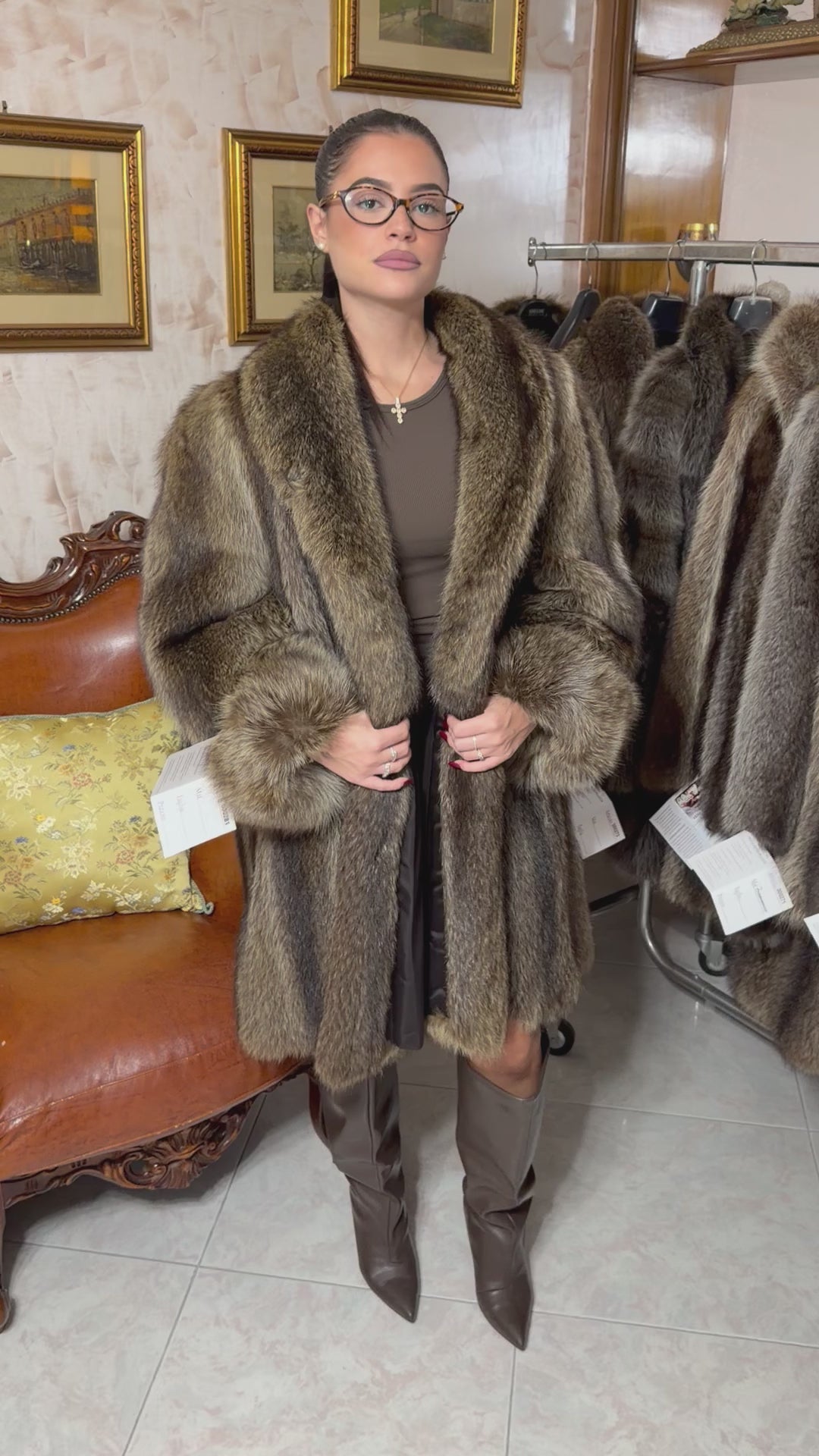 Cappotto pelliccia (raccoon)