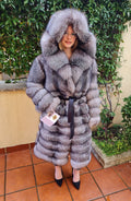 Cappotto pelliccia di volpe frost